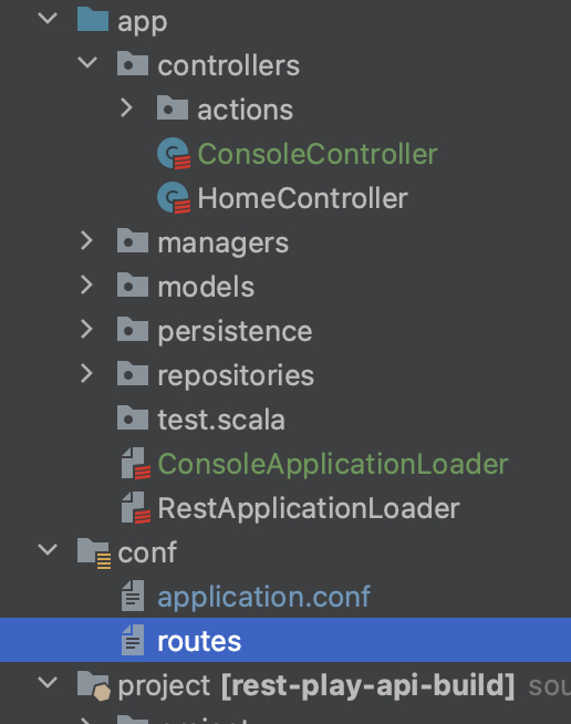 alt "Routes structure"